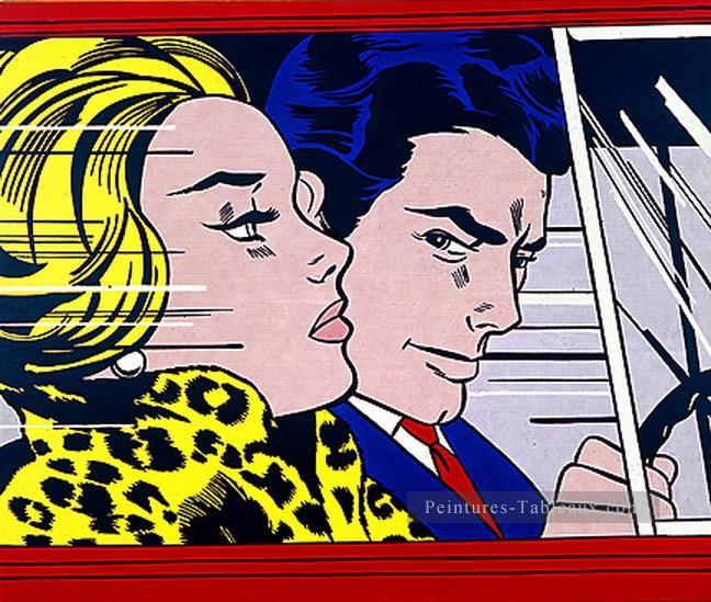 dans la voiture 1963 Roy Lichtenstein Peintures à l'huile